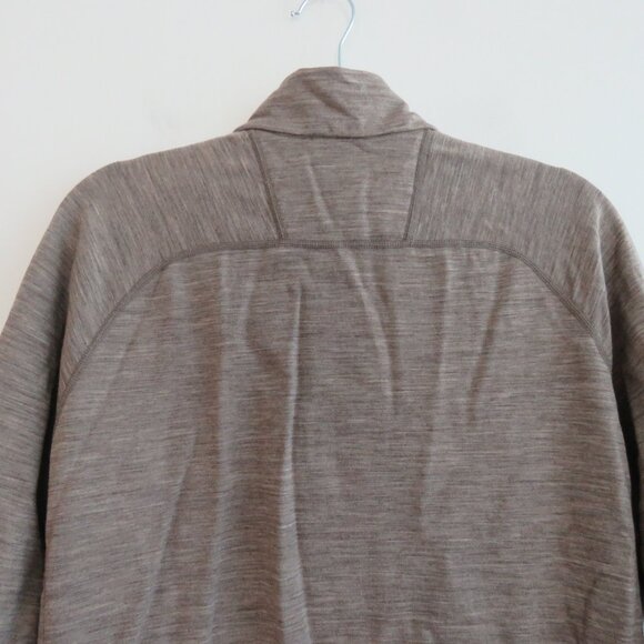 ICEBREAKER | RealFLEECE® Sierra Merino Wool Zip Up Jacket Sweater Oatmeal Sz M - Picture 12 of 16